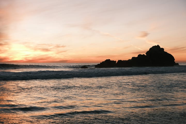 Sunset at Pfeiffer Beach CA