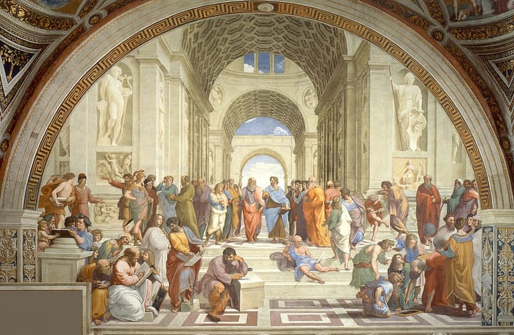 School of Athens by Raphael. 